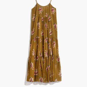 Cami Tier Midi Dress in Metallic Classic Corsage